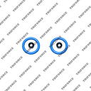 Kit 025-Packing Gland Assy (2 Retenes FKM, 2 Orings FKM) para Medidor tipo Liquid Control M25