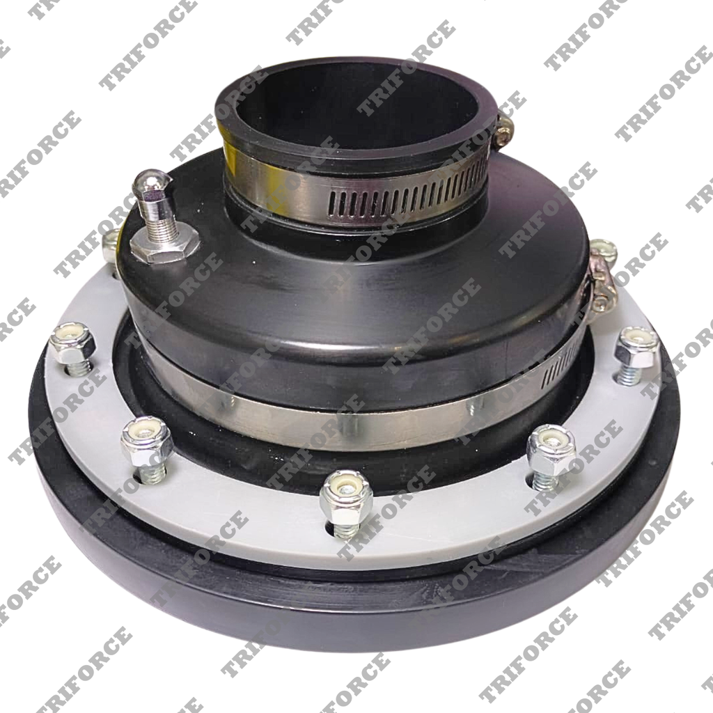 Bota trifoce 4" a 2" con pivote (Arandela Plastica)