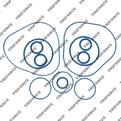 [K005] Kit de empaque para medidor tipo liquid control para diesel (fkm, celeste)